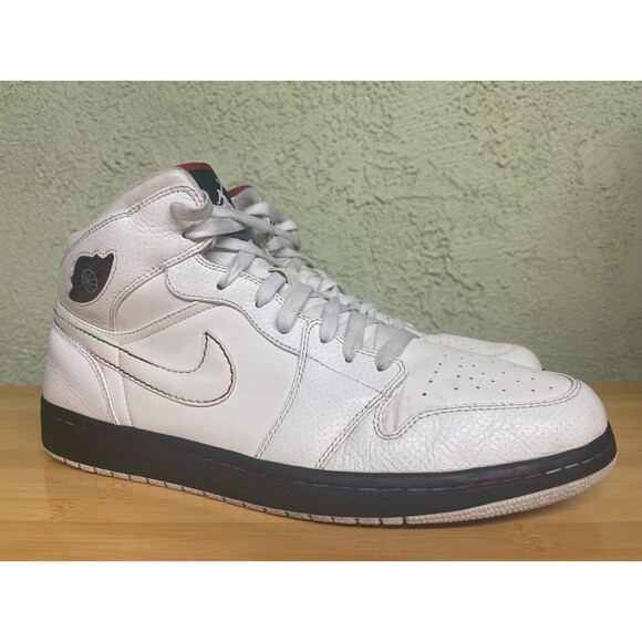 Nike Air Jordan 1 Retro Cinco De Mayo Mens White 2009 Sneaker 136065-107 Size 13 main image 8